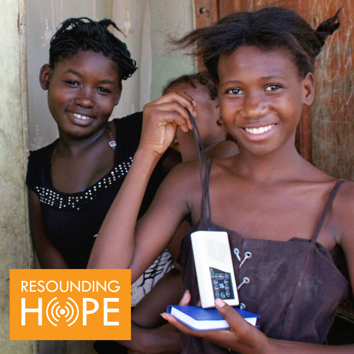 Girls from the Dilaire community in Haiti.
